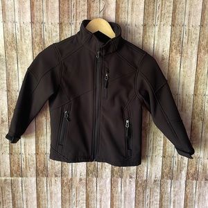 Youth boys snowy black jacket